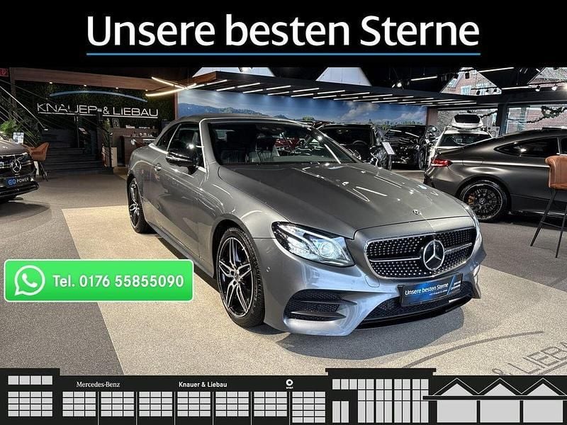Grau Gebraucht 2020 Mercedes E400 AMG line Cabrio | 39.660 € (Guter Preis) - Bild 1/4