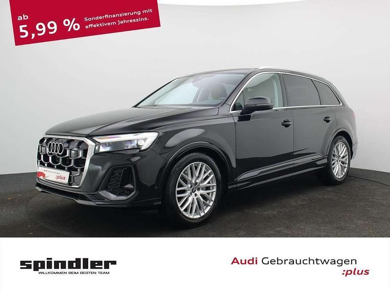 Mythosschwarz metallic Gebraucht 2024 Audi Q7 S-Line SUV | 73.880 € (Etwas zu teuer) - Bild 1/4