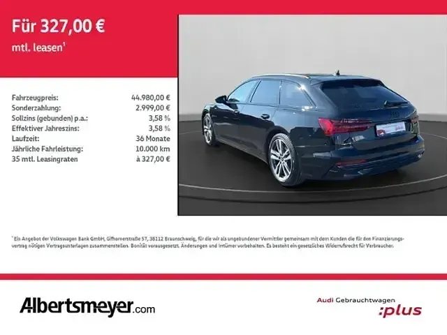Używany Audi A6 Design 204 KM (150 kW) 2025 Czarny Kombi