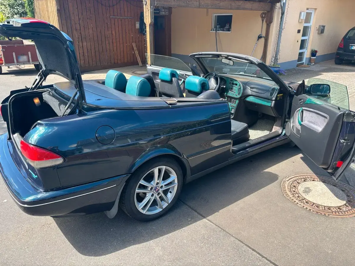 Gebraucht Saab 900 Cabriolet 225 PS (165 kW) 1995 Grün Cabrio