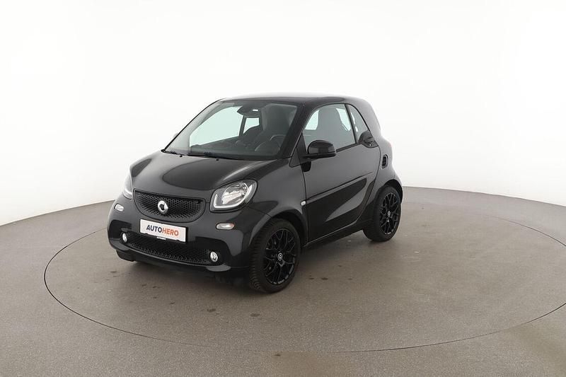 Schwarz Gebraucht 2018 Smart ForTwo Coupé Basis Kleinwagen | 12.850 € (Fairer Preis) - Bild 1/3
