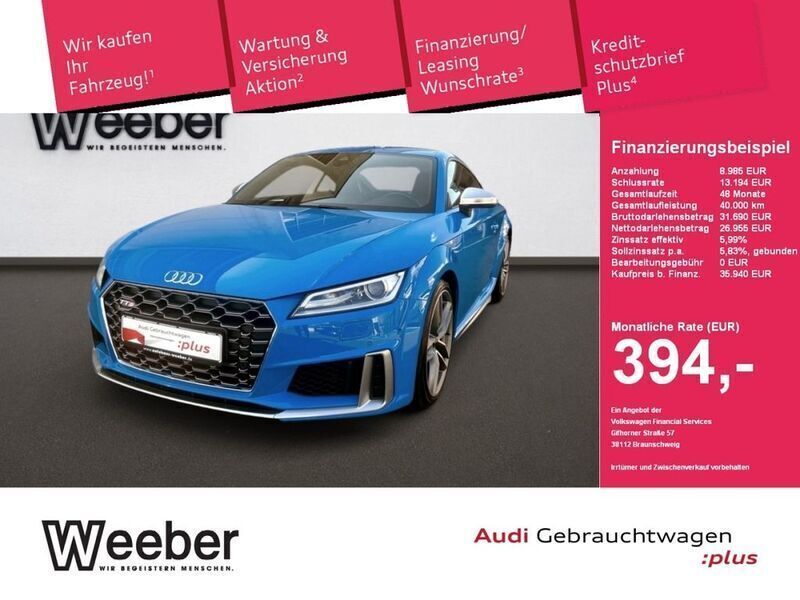Turboblau Gebraucht 2021 Audi TTS Design Coupé | 35.940 € - Bild 1/4