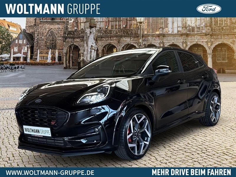 Obsidianschwarz metallic Gebraucht 2021 Ford Puma Gen-E ST Limousine | 21.590 € (Fairer Preis) - Bild 1/4