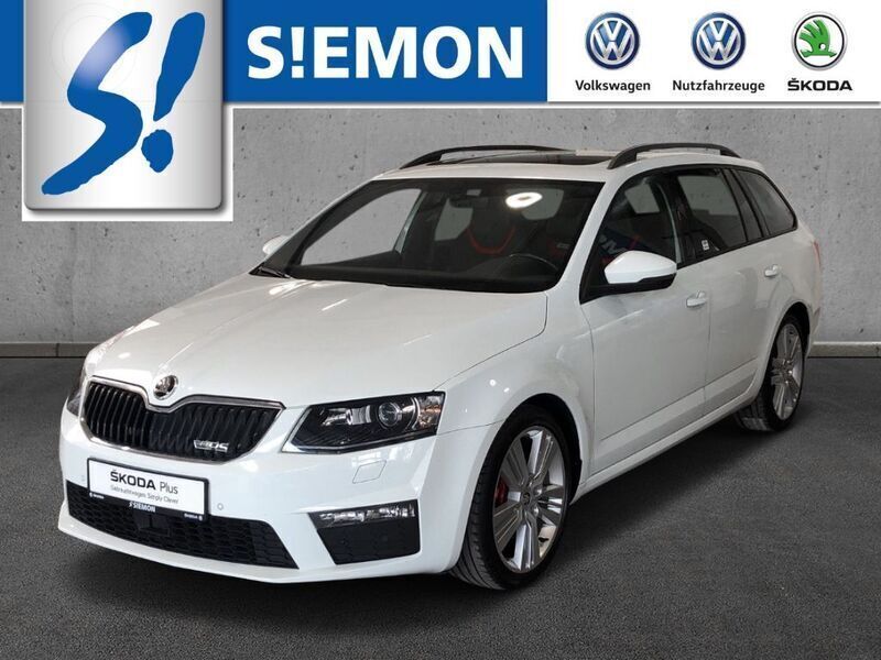 Weiss Gebraucht 2017 Skoda Octavia RS Kombi | 10.930 € (Superpreis) - Bild 1/4