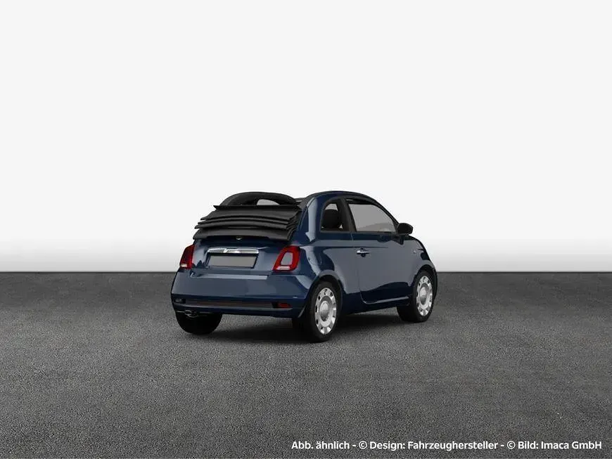 Gebraucht Fiat 500C Style 69 PS (50 kW) 2024 Blau Cabrio