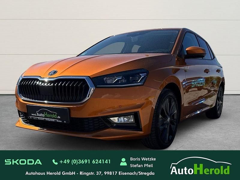 Orange Gebraucht 2024 Skoda Fabia Selection Kleinwagen | 28.490 € (Teuer) - Bild 1/4