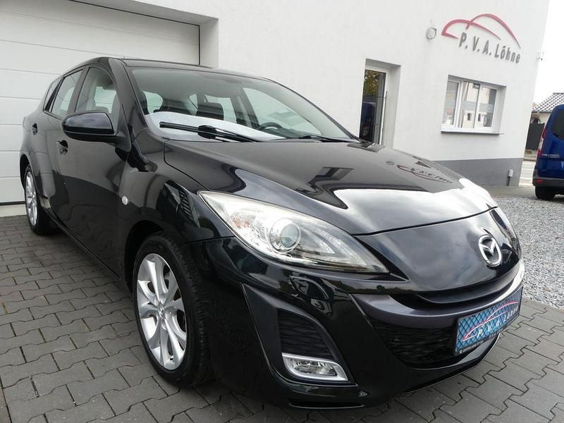 Schwarz Gebraucht 2009 Mazda 3 Sports-Line Limousine | 9.650 € - Bild 1/4