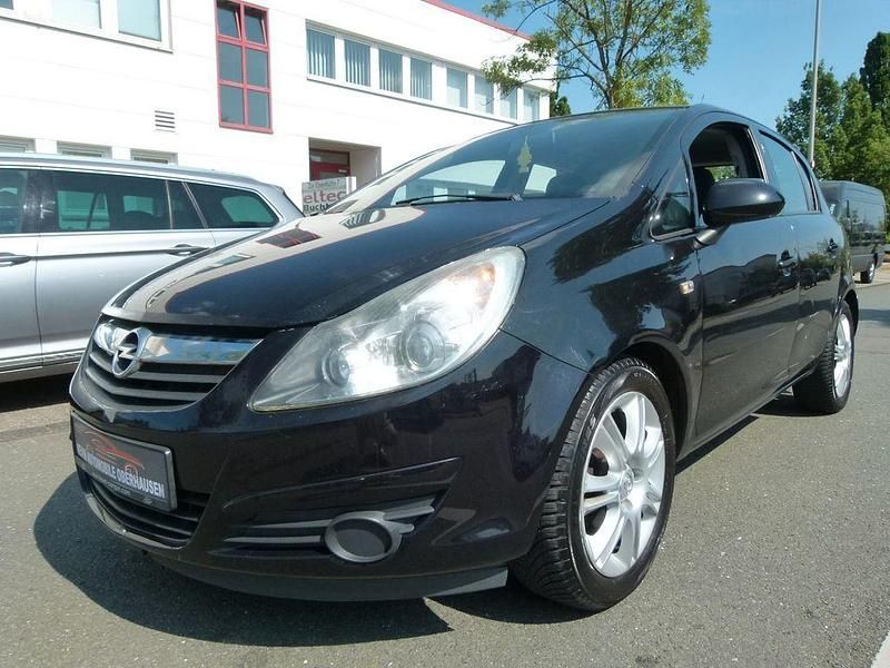 Gebraucht Opel Corsa Edition 90 PS (66 kW) 2008 Schwarz Limousine