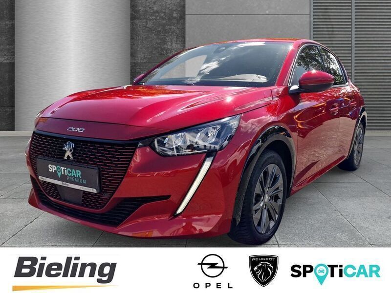 Rot Gebraucht 2021 Peugeot e-208 Allure Kleinwagen | 16.880 € (Fairer Preis) - Bild 1/4