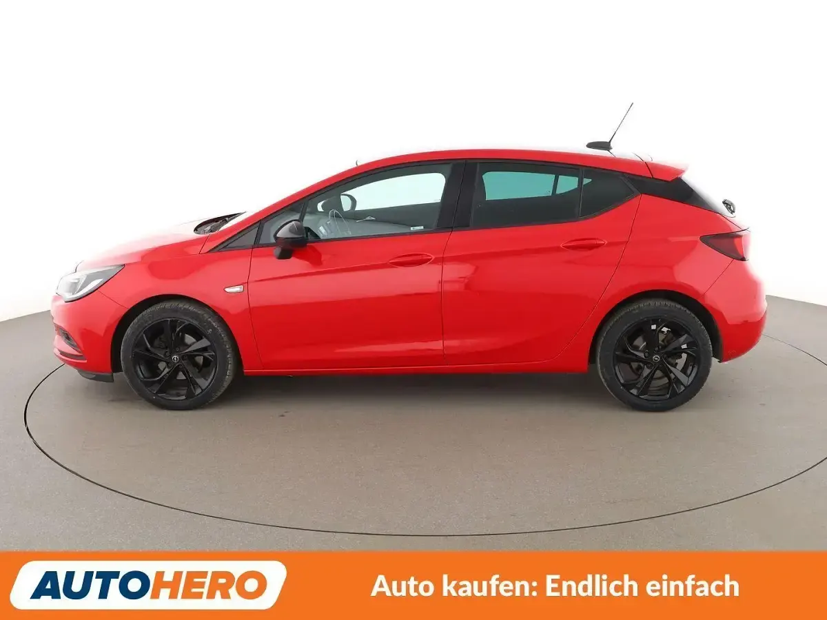 Gebraucht Opel Astra 125 PS (91 kW) 2018 Rot Kleinwagen