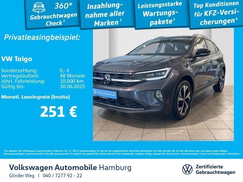 5w rauchgrau metallic Gebraucht 2024 VW Taigo Style SUV | 24.750 € (Fairer Preis) - Bild 1/3