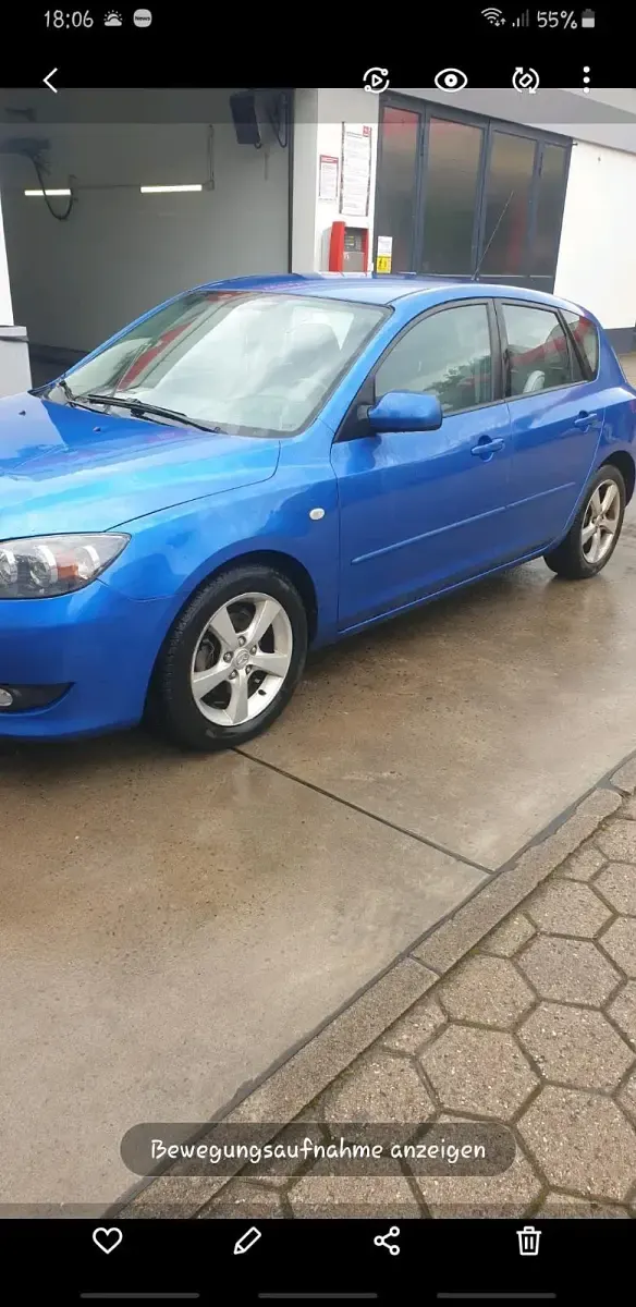 Używany Mazda 3 105 KM (77 kW) 2005 Niebieski Sedan/Limuzyna