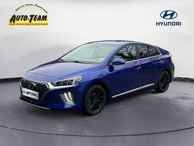 Intense blue Gebraucht 2022 Hyundai Ioniq Kleinwagen | 17.450 € (Guter Preis) - Bild 1/4