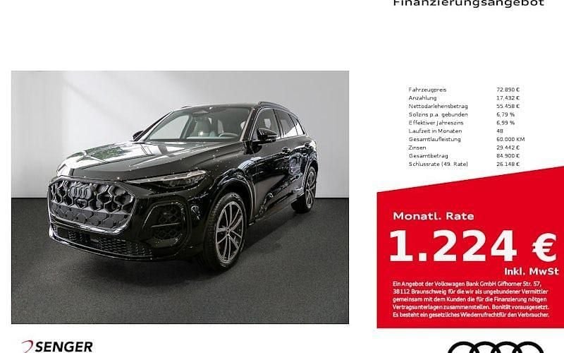 Schwarz Neu 2025 Audi Q5 Ambiente SUV | 72.890 € (Guter Preis) - Bild 1/4