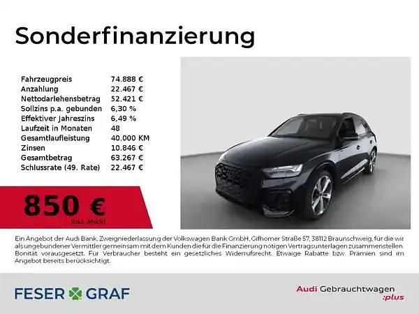 Mythosschwarz metallic Gebraucht 2025 Audi SQ5 Ambiente SUV | 74.888 € (Superpreis) - Bild 1/2