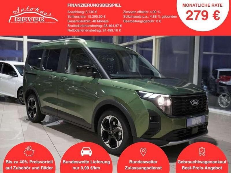 Bursting green Neu 2024 Ford Tourneo Courier Active Van / Kleinbus | 27.810 € (Fairer Preis) - Bild 1/4