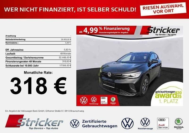 Grau Gebraucht 2021 VW ID.4 Pro Performance SUV | 26.949 € (Guter Preis) - Bild 1/3