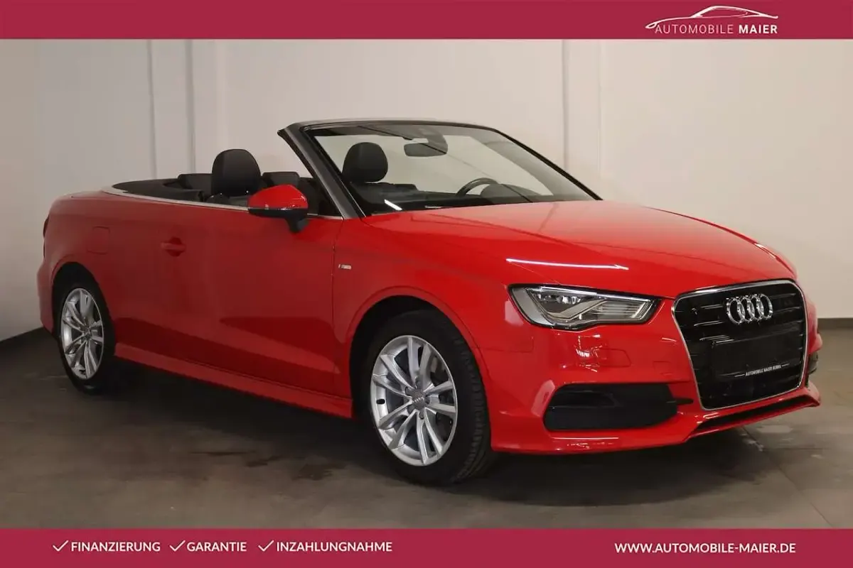 Gebraucht Audi A3 Cabriolet S-Line 179 PS (131 kW) 2015 Rot Cabrio