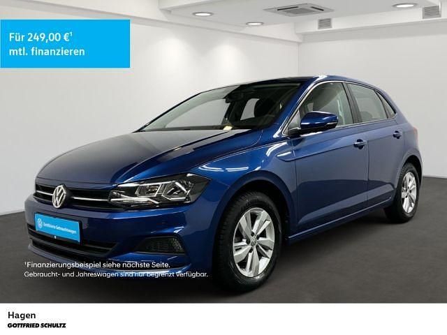 Blau Gebraucht 2018 VW Polo Comfortline Limousine | 12.990 € (Fairer Preis) - Bild 1/4