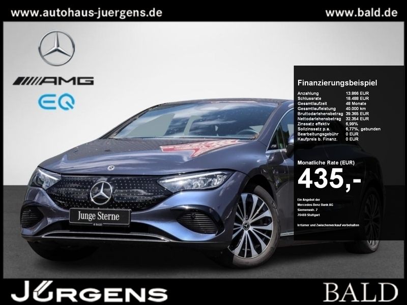 Sodalithblau Gebraucht 2024 Mercedes EQE300 Electric Art Limousine | 45.330 € (Superpreis) - Bild 1/4
