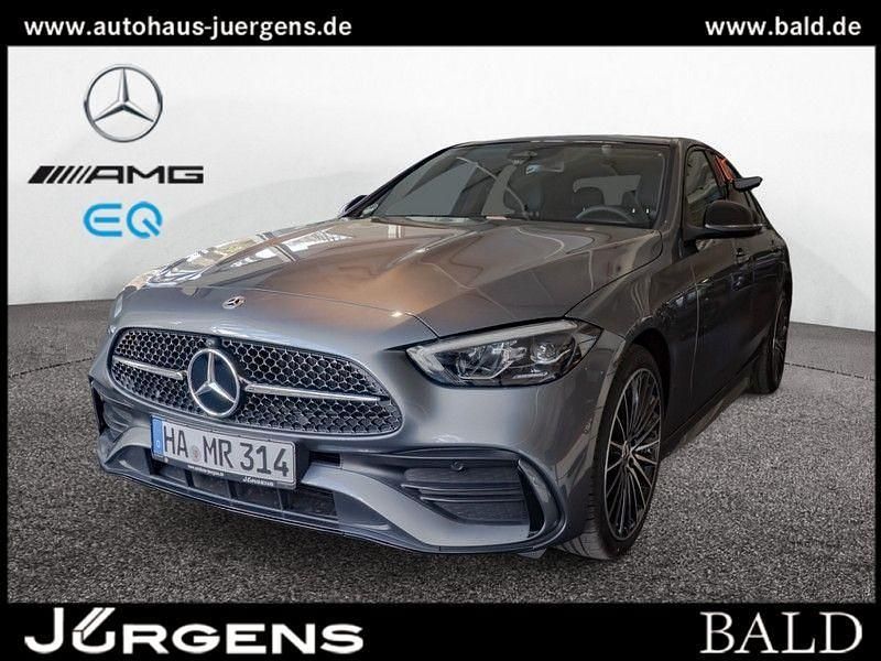 Grau metalliclack selenitgrau Gebraucht 2025 Mercedes C180 AMG Limousine | 45.880 € (Teuer) - Bild 1/4