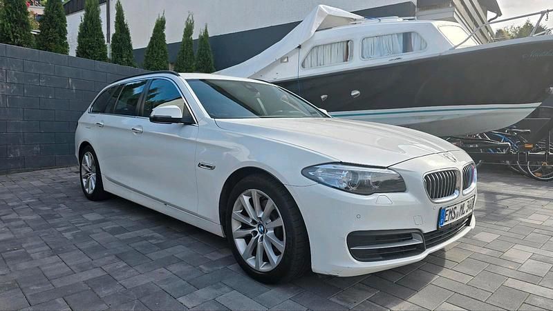Weiß Gebraucht 2014 BMW 518 Kombi | 9.800 € (Fairer Preis) - Bild 1/4