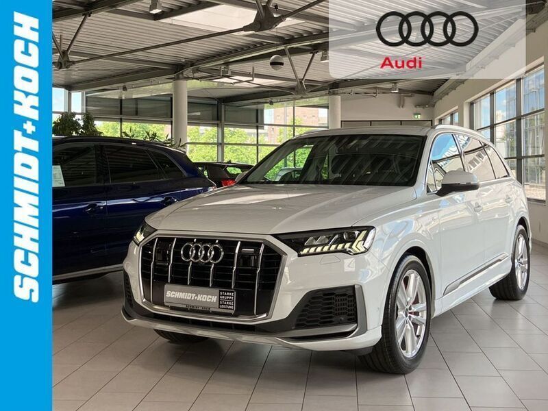 Gletscherweiss Gebraucht 2021 Audi Q7 S-Line SUV | 50.580 € (Superpreis) - Bild 1/4