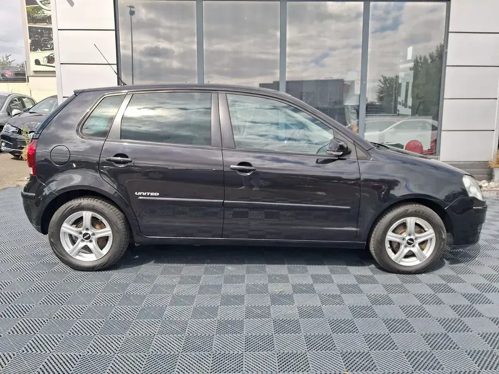 Gebraucht VW Polo United 60 PS (44 kW) 2009 Schwarz Kleinwagen