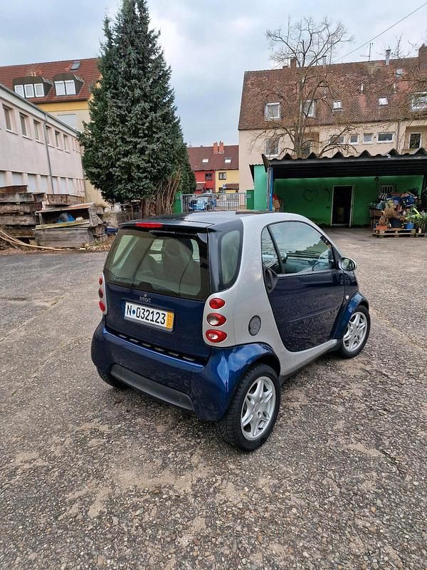 Blau Gebraucht 2003 Smart ForTwo Coupé Kleinwagen | 1.199 € - Bild 1/4