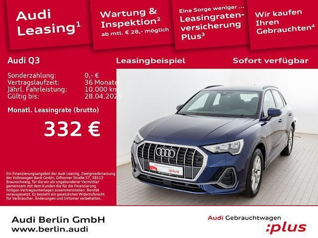 Navarrablau metallic Gebraucht 2024 Audi Q3 S-Line SUV | 39.900 € (Fairer Preis) - Bild 1/2