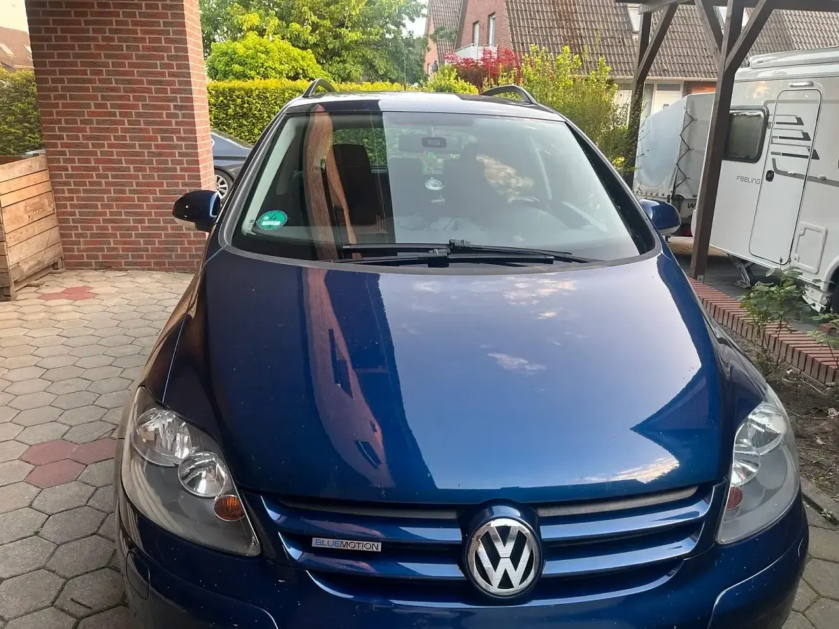 Gebraucht VW Golf Plus Cross 105 PS (77 kW) 2008 Blau Van / Kleinbus