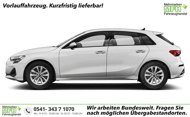Arkonaweiß Neu 2025 Audi A3 Limousine | 33.118 € (Guter Preis) - Bild 1/4