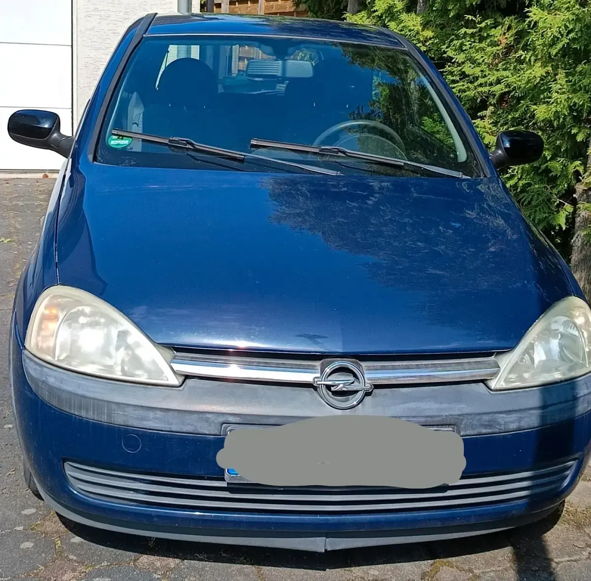 Używany Opel Corsa 59 KM (43 kW) 2003 Niebieski Hatchback