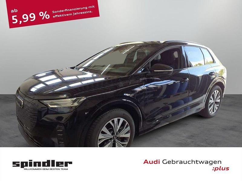 Mythosschwarz metallic Gebraucht 2022 Audi Q4 e-tron Advanced Plus SUV | 32.480 € (Guter Preis) - Bild 1/4