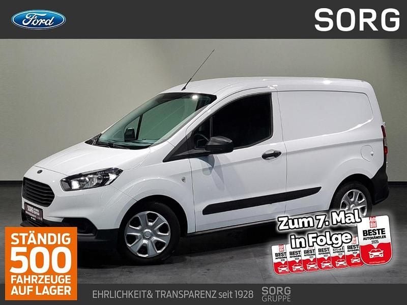 Weiß, frozen white Gebraucht 2021 Ford Transit Basis Van / Kleinbus | 11.990 € (Superpreis) - Bild 1/4