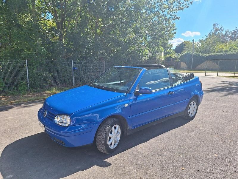 Blau Gebraucht 1998 VW Golf Cabriolet Cabrio | 1.400 € (Superpreis) - Bild 1/4