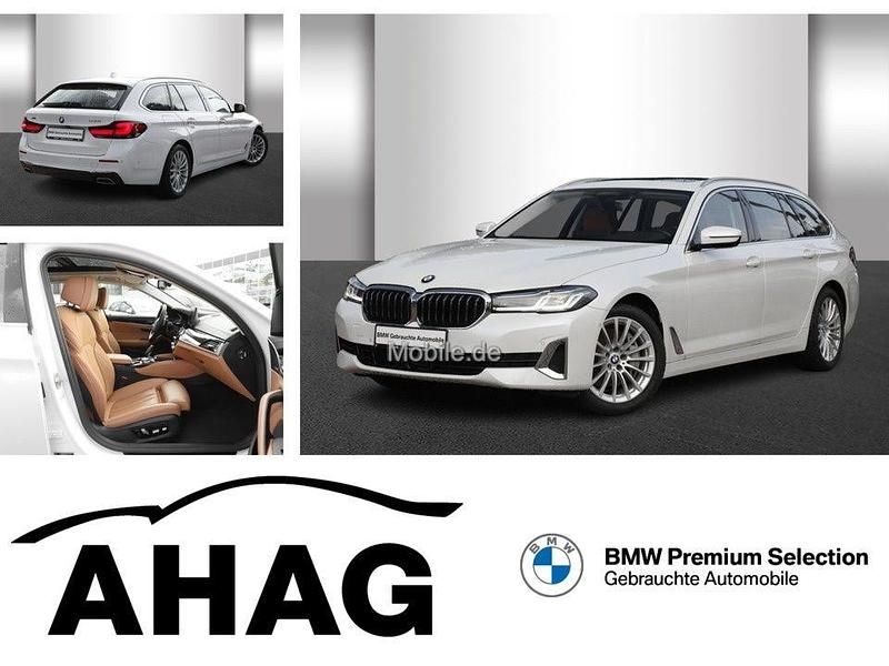 Weiß Gebraucht 2021 BMW 540 Luxury Line Kombi | 44.490 € (Fairer Preis) - Bild 1/4