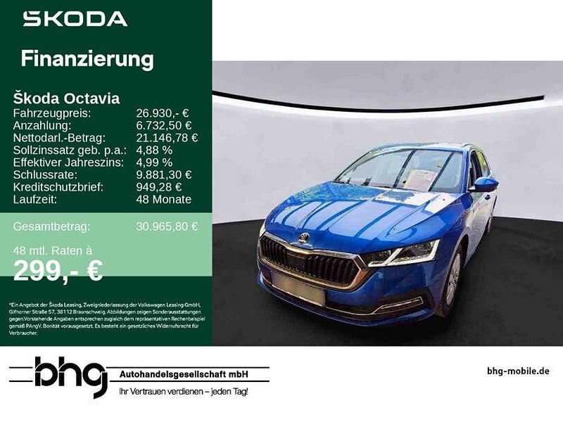 Blau Gebraucht 2023 Skoda Octavia Style Kombi | 26.930 € (Fairer Preis) - Bild 1/4