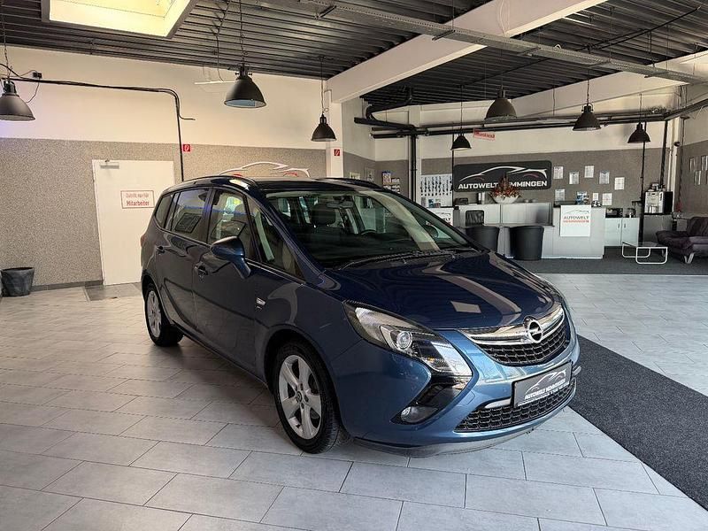 Gebraucht Opel Zafira Tourer drive 120 PS (88 kW) 2016 Nacht blau met Van / Kleinbus