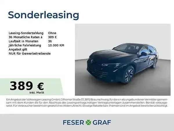 Grenadillschwarz metallic Neu 2025 VW Passat Kombi | 46.190 € (Fairer Preis) - Bild 1/4