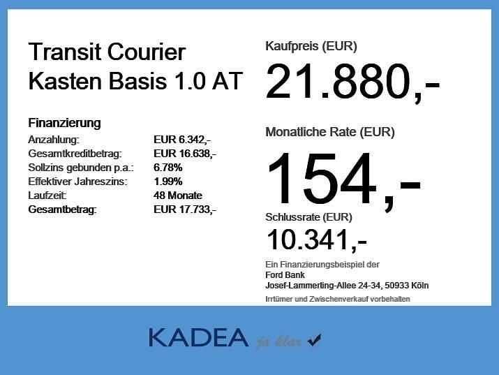 Neu Ford Transit Basis 125 PS (91 kW) 2025 Frost weiß