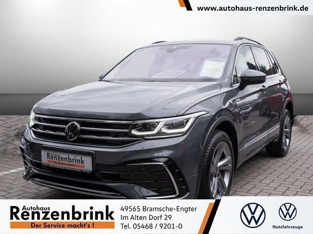 Grau (delfingrau metallic) Gebraucht 2022 VW Tiguan R-line SUV | 41.290 € (Teuer) - Bild 1/4