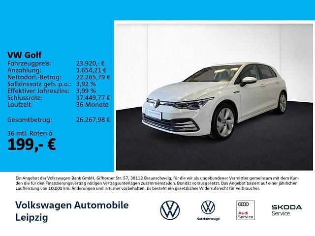 Weiß Gebraucht 2023 VW Golf VIII Style Limousine | 23.920 € (Guter Preis) - Bild 1/3