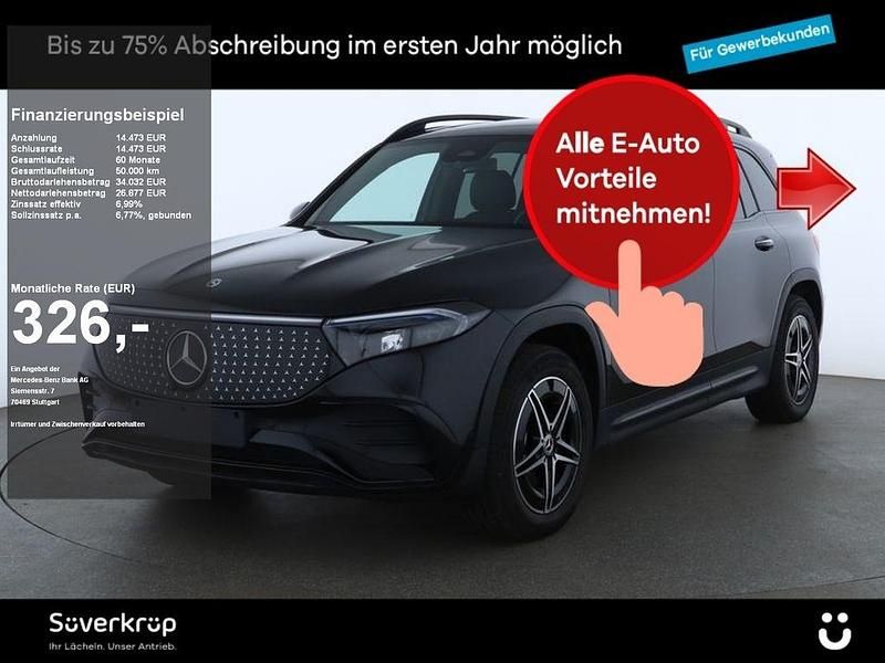 Schwarz Gebraucht 2024 Mercedes EQB350 AMG SUV | 41.350 € (Fairer Preis) - Bild 1/2