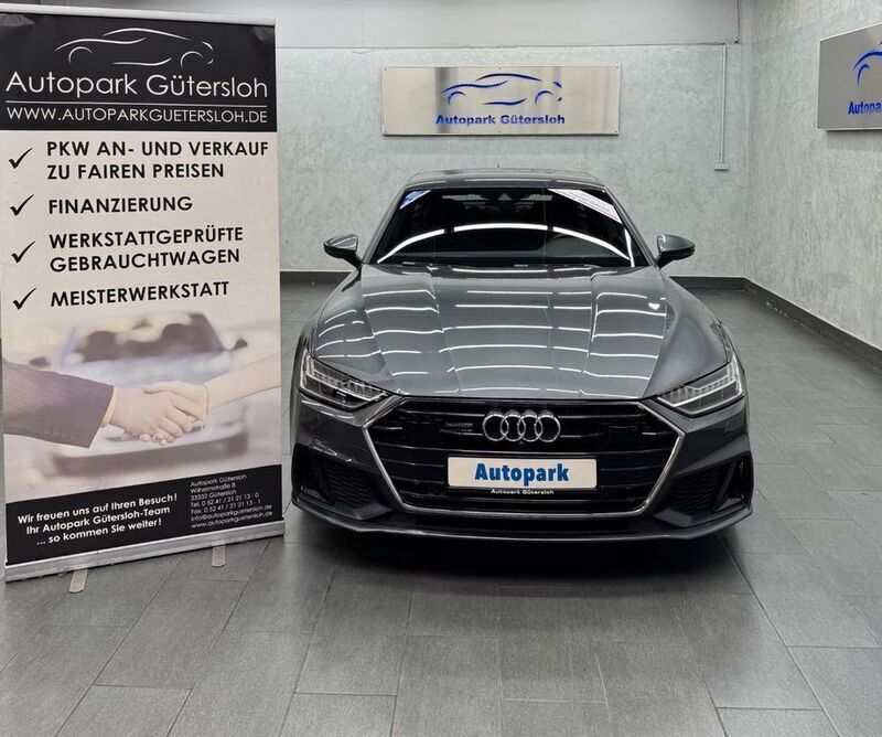 Grau Gebraucht 2018 Audi A7 Sportback S-Line Kleinwagen | 36.999 € (Fairer Preis) - Bild 1/4
