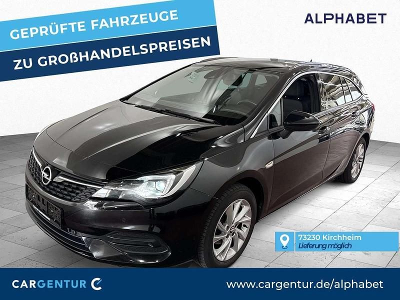 Onyxschwarz Gebraucht 2022 Opel Astra Elegance Kombi | 10.407 € (Superpreis) - Bild 1/2