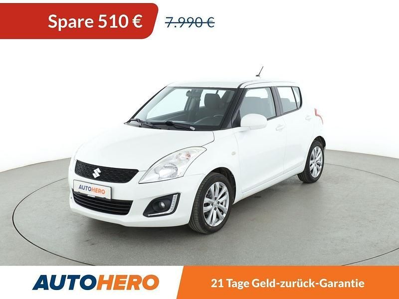 Weiß Gebraucht 2015 Suzuki Swift Comfort Kleinwagen | 7.480 € (Fairer Preis) - Bild 1/3