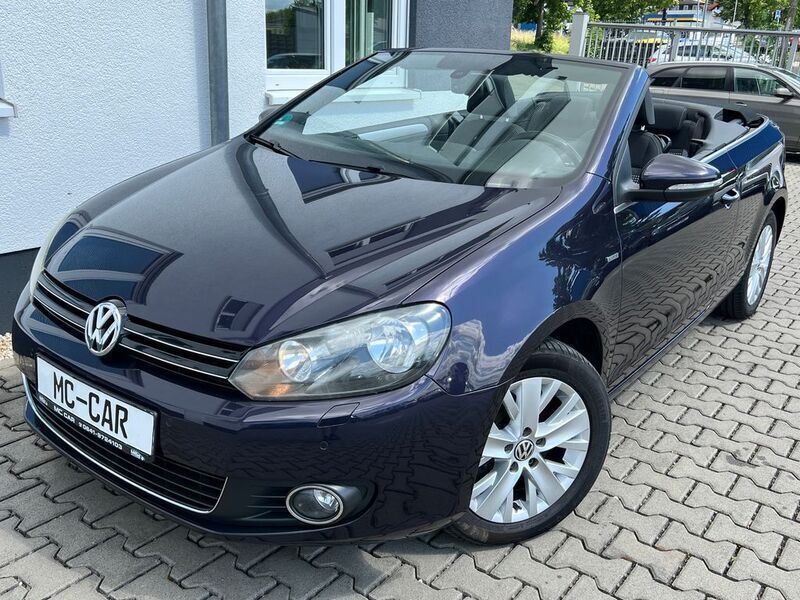 Violett Gebraucht 2014 VW Golf Cabriolet Life Cabrio | 7.990 € (Guter Preis) - Bild 1/4