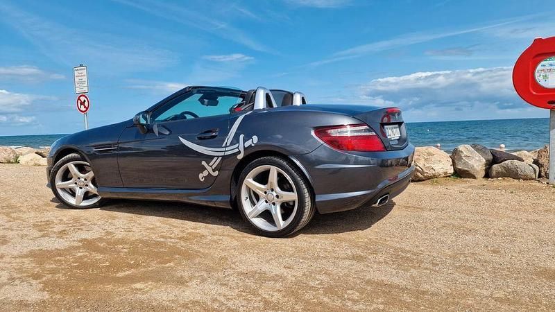 Gebraucht Mercedes SLK250 AMG 204 PS (150 kW) 2012 Grau Cabrio