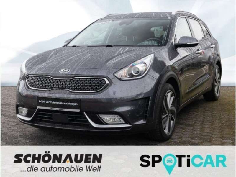 Grau Gebraucht 2017 Kia Niro Spirit SUV | 18.470 € (Teuer) - Bild 1/3
